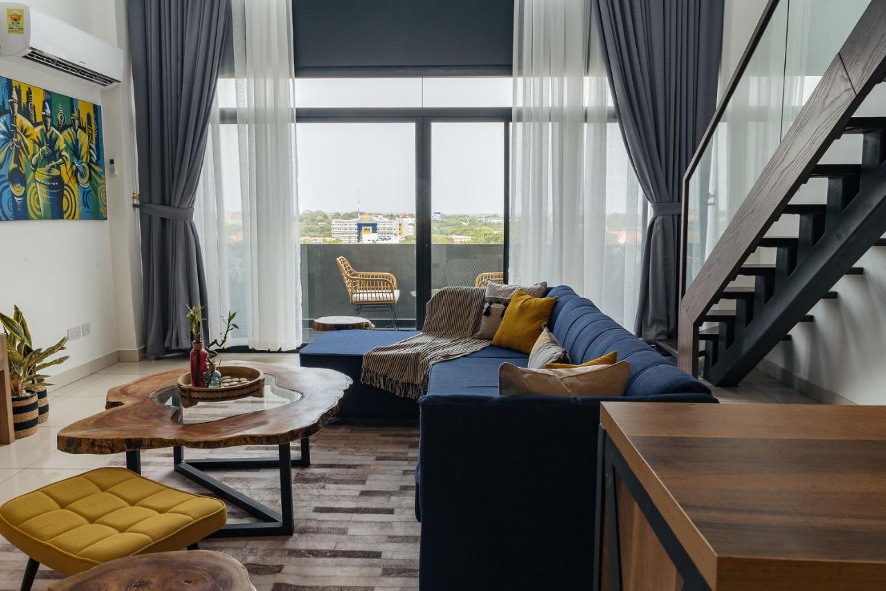The Avery Loft At Embassy Gardens, Cantonments Accra Bagian luar foto